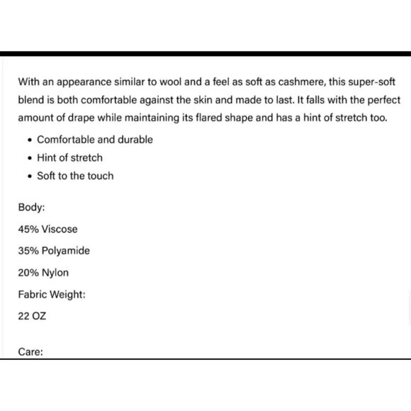 OGL Cashsoft Wool Like Flared Maxi Skirt Sz Medium Oatmeal Beige Womens - Picture 12 of 16